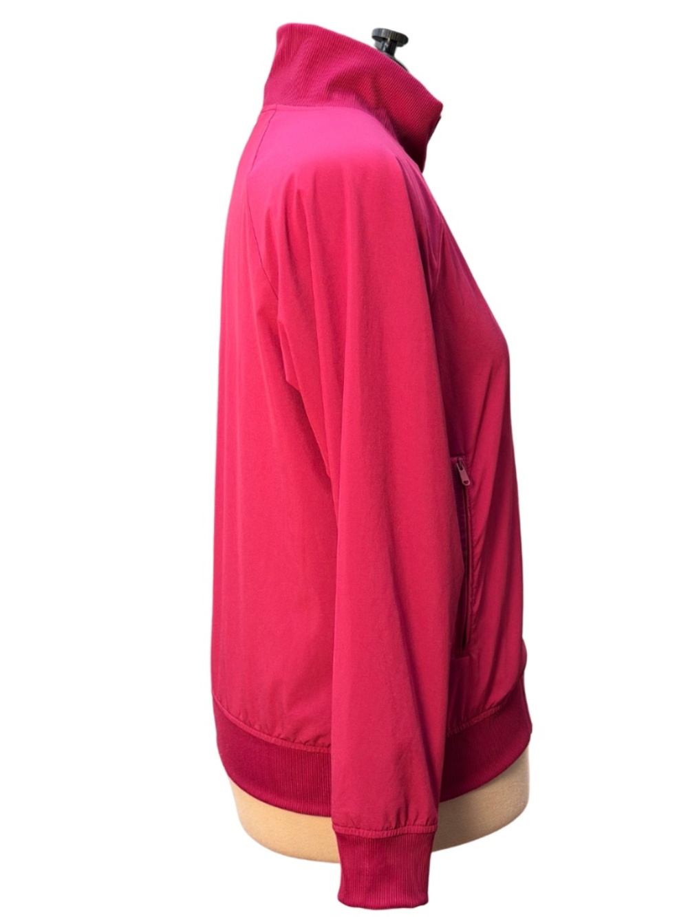 Large EUC - Athleta - Brooklyn Bomber - Cranberry - Picture 6 of 9